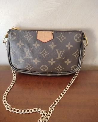 Pochette Louis Vuitton in Tela 