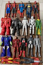 Collezione lotto action figure marvel star Wars