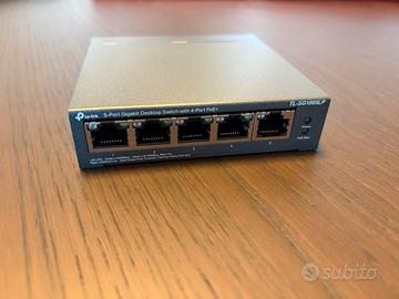 TP-Link TL-SG1005LP Switch Gigabit PoE fino a 40W