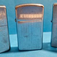 tre Zippo Vintage 1976/1992/1996