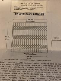Cancelletto Estensibile