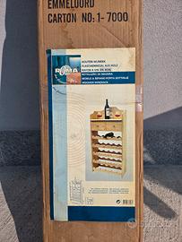 CANTINETTA / ESPOSITORE PORTA BOTTIGLIE DA TERRA