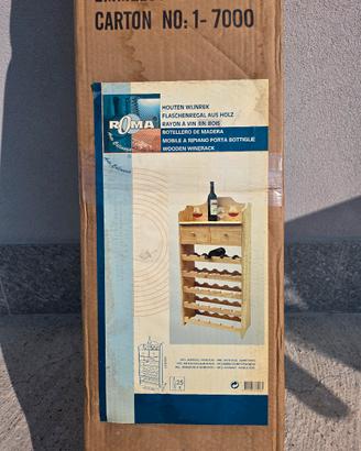 CANTINETTA / ESPOSITORE PORTA BOTTIGLIE DA TERRA