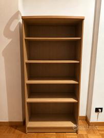 Scaffale/libreria in legno chiaro