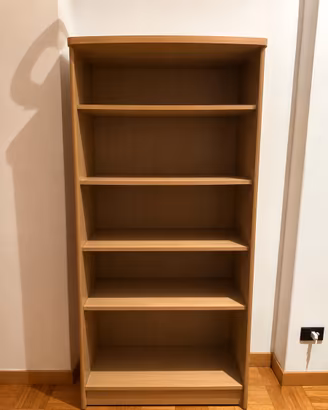 Scaffale/libreria in legno chiaro