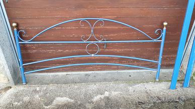 Struttura letto in ferro battuto