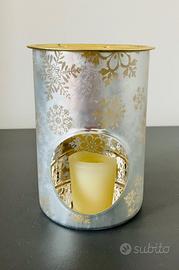 Portacandele fiocchi di neve