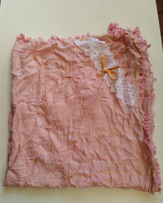 Foulard lungo rosa antico vintage