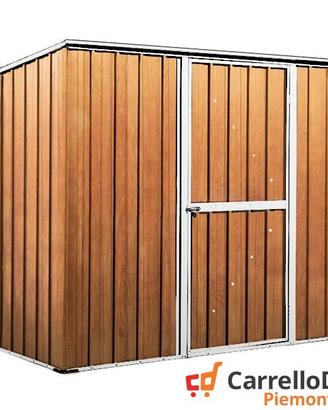 Casetta box giardino Acciaio 260x185 fin legno