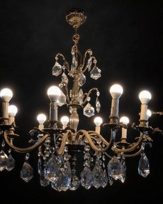 Lampadario A gocce - Cristallo
