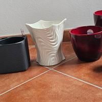 Lotto vasi in ceramica/plastica ( diverse misure)