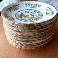 10 Piattini hostess tableware fine bone china Eng