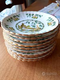 10 Piattini hostess tableware fine bone china Eng