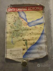 cartina  africa   orientale  economica RARISSIMA