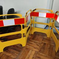 Barriera in plastica ultraleggera per lavori