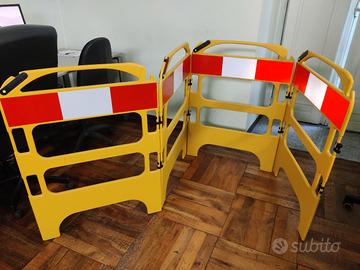 Barriera in plastica ultraleggera per lavori