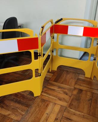 Barriera in plastica ultraleggera per lavori