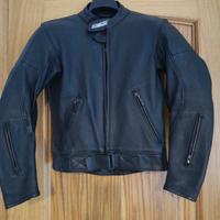 Giubbino pelle moto donna 