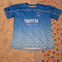 maglia trapstar azzurra taglia s