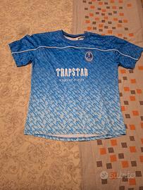 maglia trapstar azzurra taglia s
