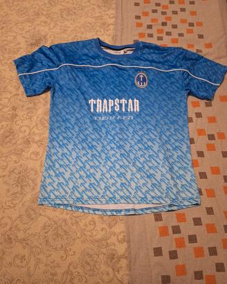 maglia trapstar azzurra taglia s