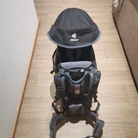 Zaino portabimbo Deuter con parapioggia e cuscino