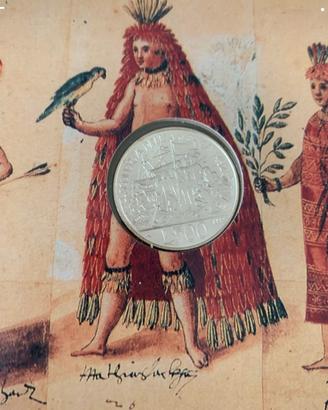 500 lire cebtenario acoperta dell’ america