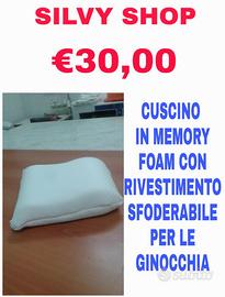 Cuscino in memory foam per ginocchia