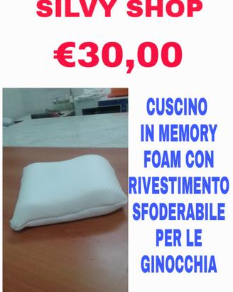 Cuscino in memory foam per ginocchia