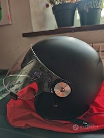 casco moto bell nero riot, casco jet matte black