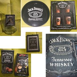 Lotto collezione vari oggetti jack daniel's