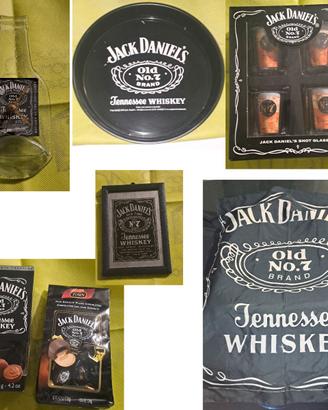 Lotto collezione vari oggetti jack daniel's