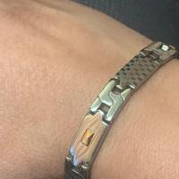 Bracciale acciaio umo