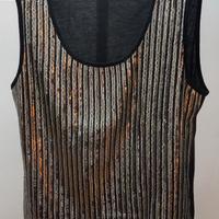 Top con paillettes nuovo