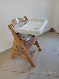Seggiolone Hauck con doppio ripiano