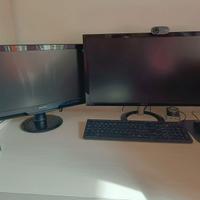PC Lenovo + 2 Monitor + Casse Logitech