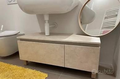 Mobile mensola contenitore per bagno
