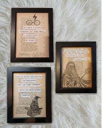 Quadro Harry Potter anche da personalizzare
