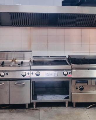 Stock Ristorante MODULAR FryTop Cucina Friggitrice