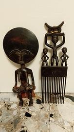 copia sculture vintage in legno 