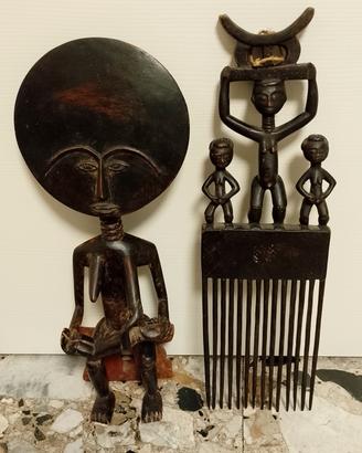 copia sculture vintage in legno 
