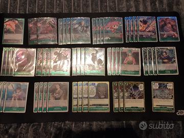 Mazzo Zoro verde completo One piece