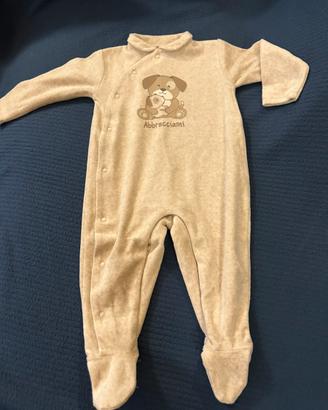 Pagliaccetto prenatal neonato 68 cm. 6-9 mesi