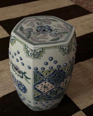 Sgabello - Porcellana - Cina
