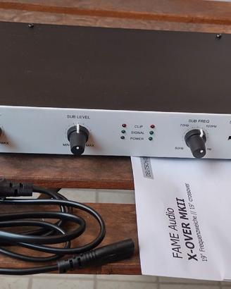 FAME Audio X-Over MKII 19" Crossover 2 vie XLR/RCA