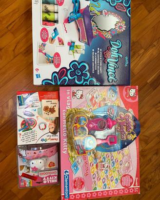 doh vinci orologio e gioco in scatola hello kitty