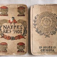 carte da gioco antiche Faustino Solesio anno 1943