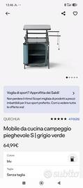 mobile pieghevole da campeggio decathlon 