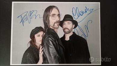 Autografi su carta a4 gruppo musicale Baustelle