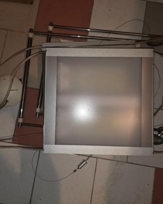 Plafoniere Disano 4 pezzi quadrate e rettangolari